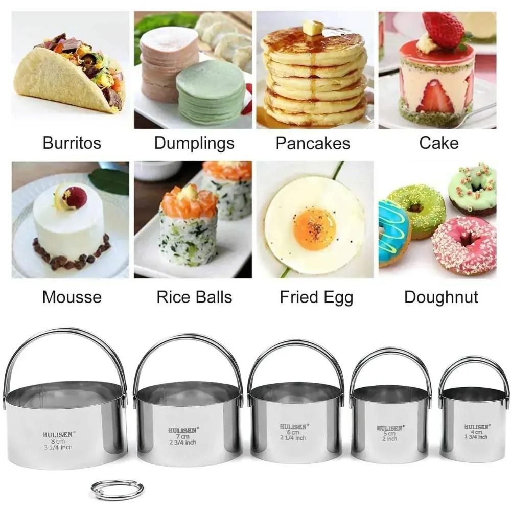 Biscuit Mold Set Round Stainle - Cookies Pack ulasan dan harga