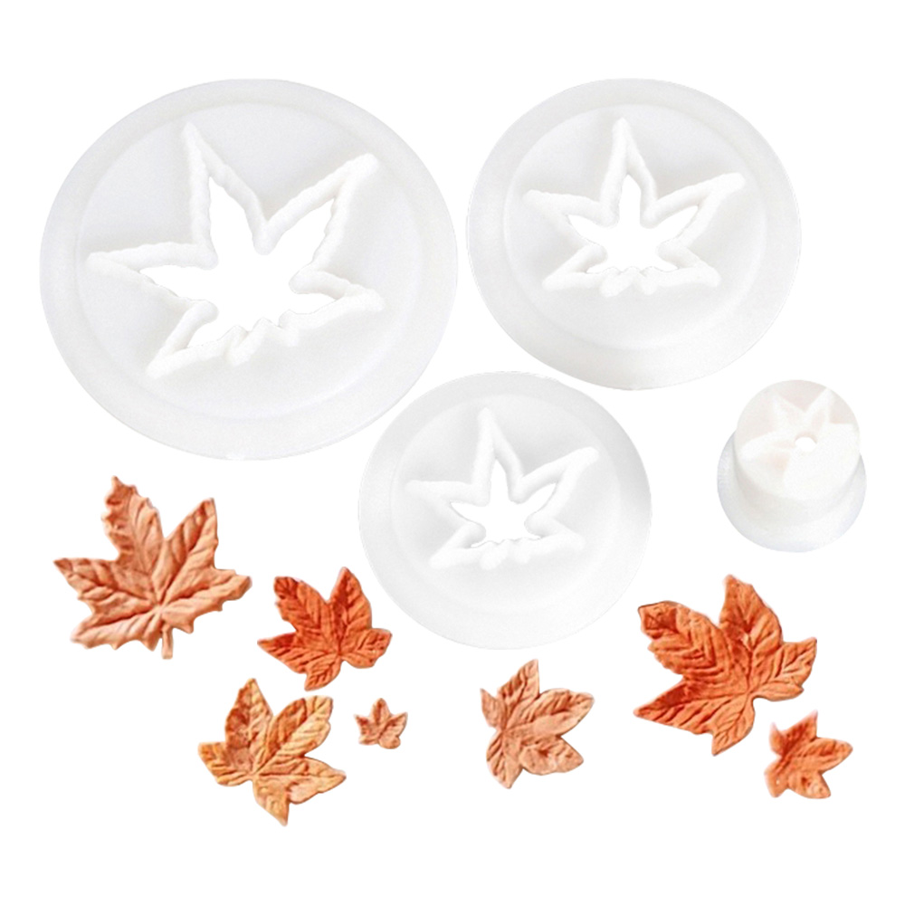 Fall Maple Leaf Plastic Cutter - Cookies Pack ulasan dan harga