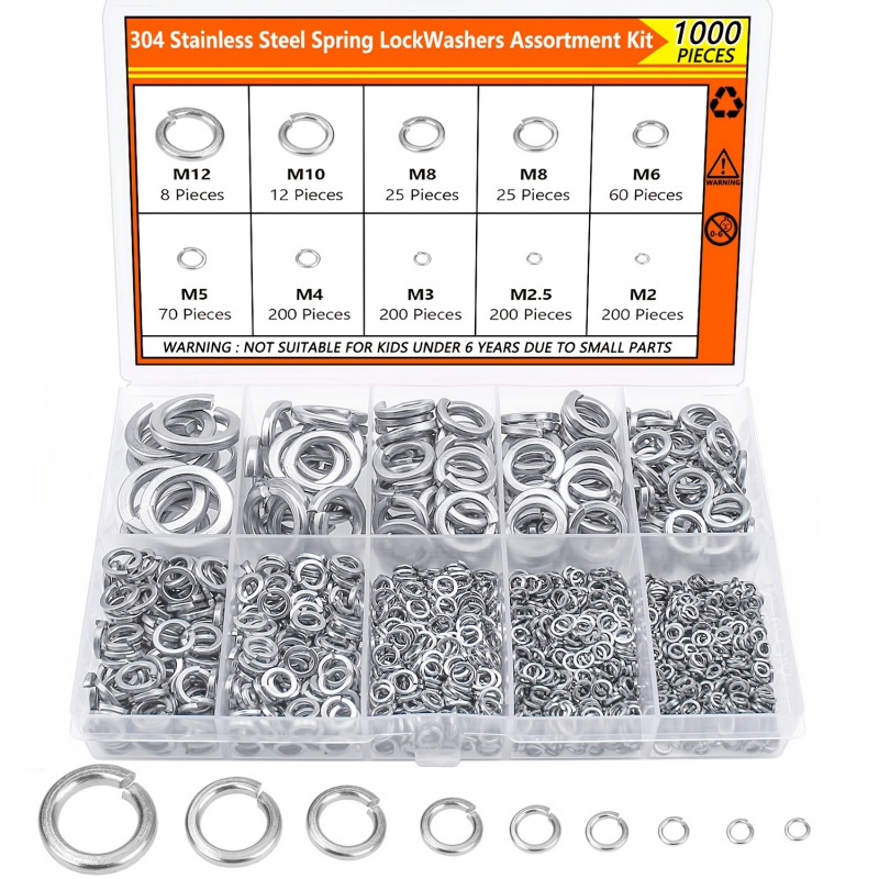 1000Pcs M2 M2.5 M3 M4 M5 M6 M8 - Nuts Mix ulasan dan harga