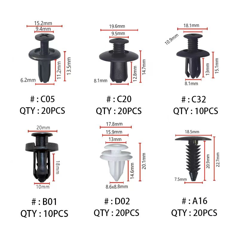 100pcs Car Accessories Mixed A - Trail Mix ulasan dan harga