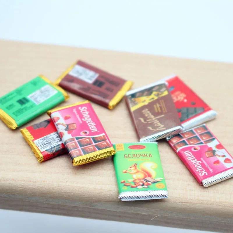 4Pcs Dollhouse Mini Chocolate  - Chocolate Snack ulasan dan harga
