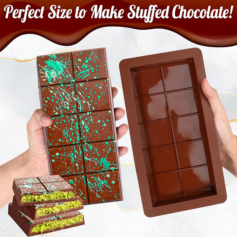 Chocolate Bar Molds Silicone B - Protein Bar ulasan dan harga