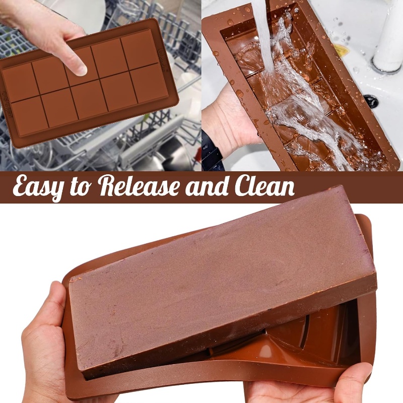 Chocolate Bar Molds Silicone B - Protein Bar ulasan dan harga