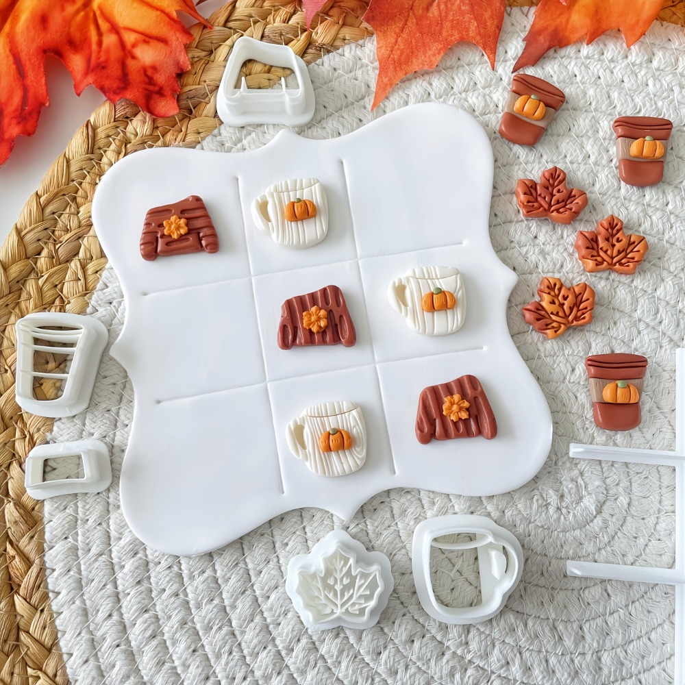 7Pcs Autumn Tic-Tac-Toe Cookie - Cookies Pack ulasan dan harga